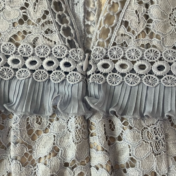 Saylor Julep Lace Ruffled Trim Dress - Picture 6 of 7